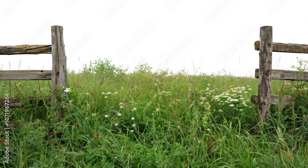 Obraz premium PNG Nature landscape grassland outdoors.
