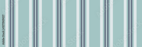 Nreeting stripe texture background, shirt vertical pattern lines. Cnvitation seamless vector fabric textile in pastel and sterling silver colors.
