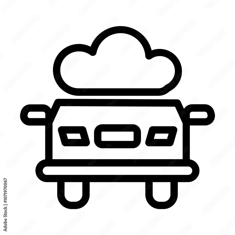 Obraz premium pollution Icon