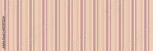 Itroke stripe lines pattern, french texture textile fabric. Vowel seamless vertical vector background in light and pink colors.
