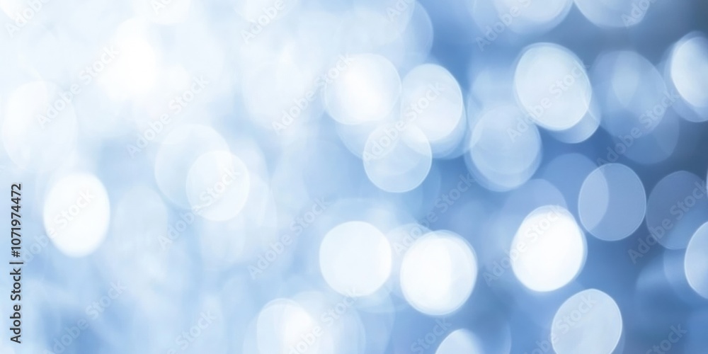 Fototapeta premium Soft Blue Abstract Background with Blurred Light Effects Ideal for Presentations, Designs, and Digital Art Projects Featuring a Dreamy Atmosphere