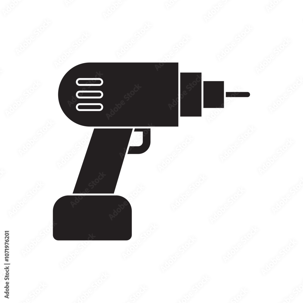 drill tool flat icon vector drill tool flat icon vector