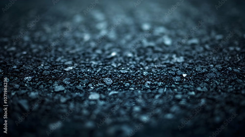 Dim dark gravel surface, with a rough texture and subdued lighting - Dim dark gravel surface, with a rough texture and subdued lighting -