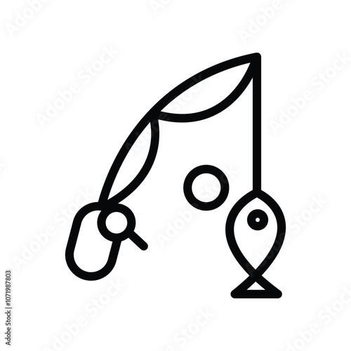 This is a Nice Fishing Icon design