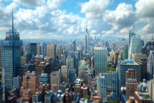 New York City Skyline Overview photo