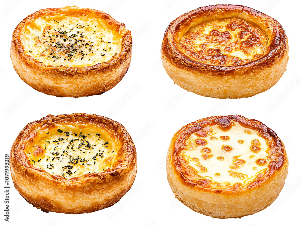 a group of baked food a group of baked food