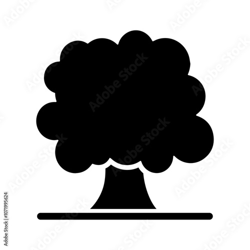 Deciduous Tree Vector Icon