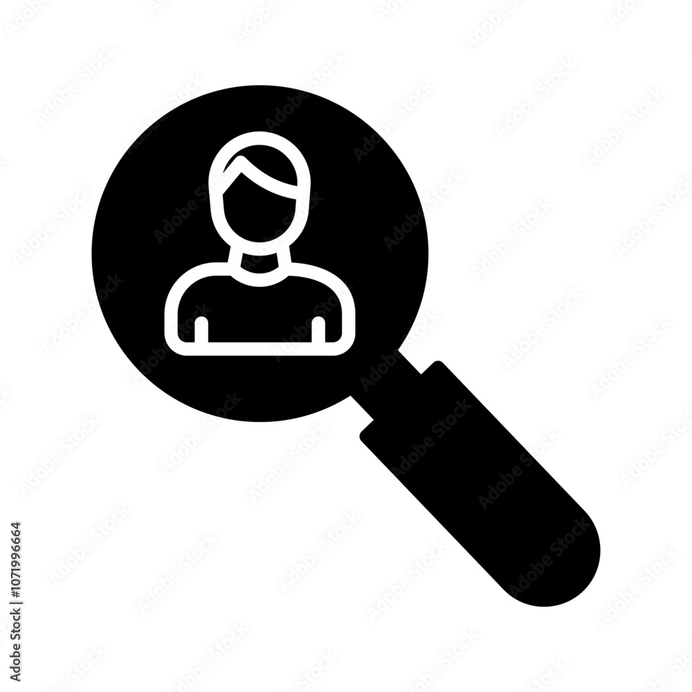Employee Hunt Vector Icon Employee Hunt Vector Icon