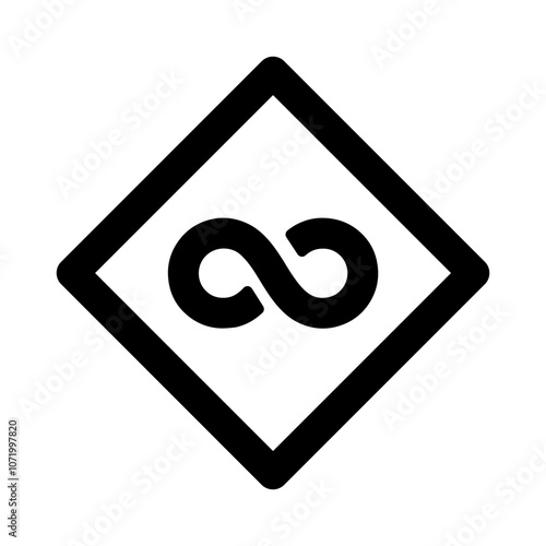 Infinity Sign Vector Icon