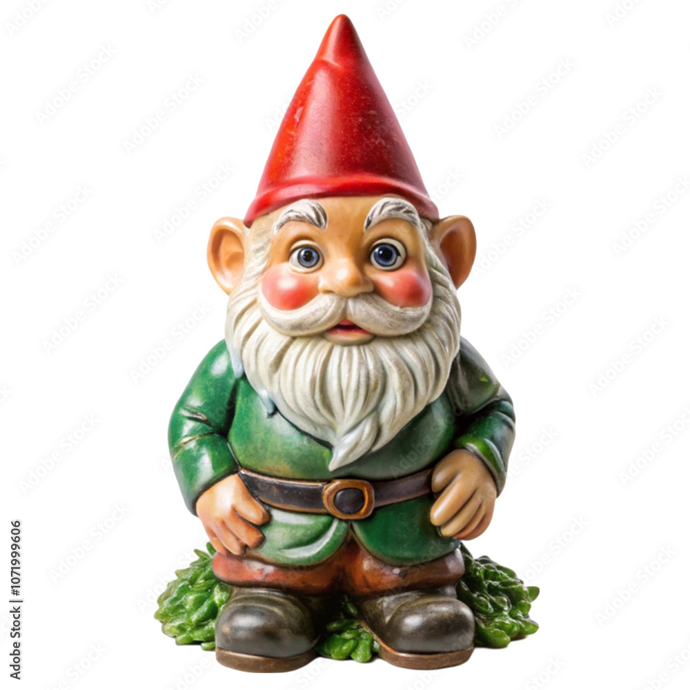 Obraz premium A charming garden gnome