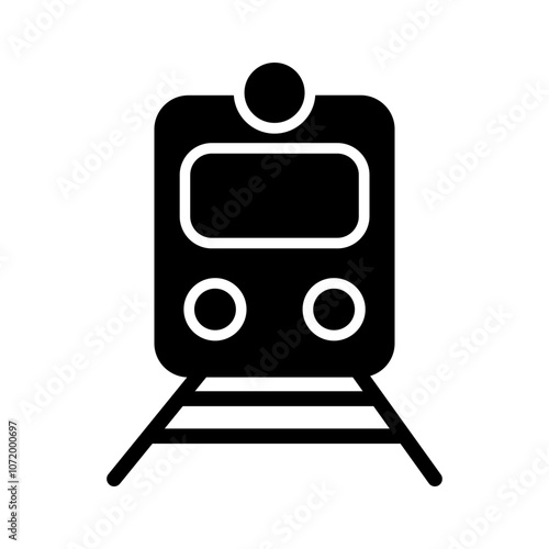 Railway Car Vector Icon