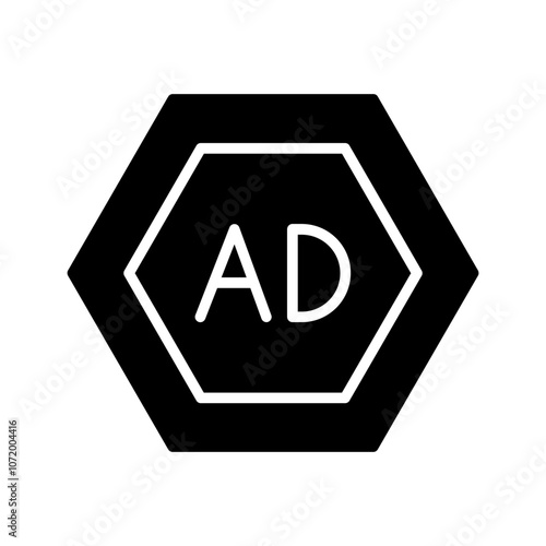 Ad Blocker Vector Icon