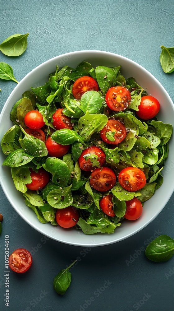 Vibrant Spinach and Tomato Salad Vibrant Spinach and Tomato Salad