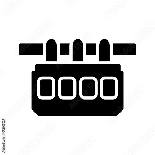 Suspension Railway Vector Icon