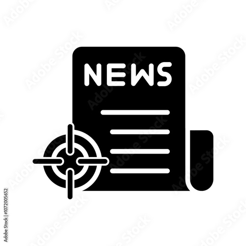 News Scoop Vector Icon