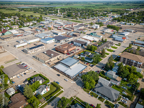 Photos Aerial Drone View of Humboldt, Saskatchewan