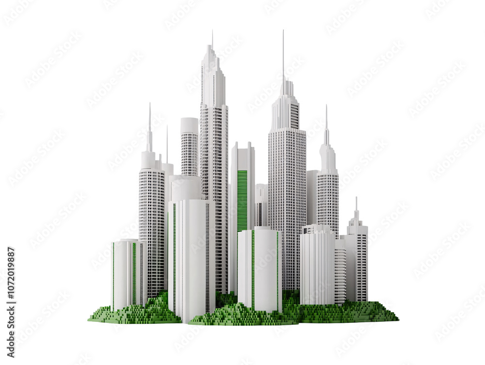 a model of a city a model of a city