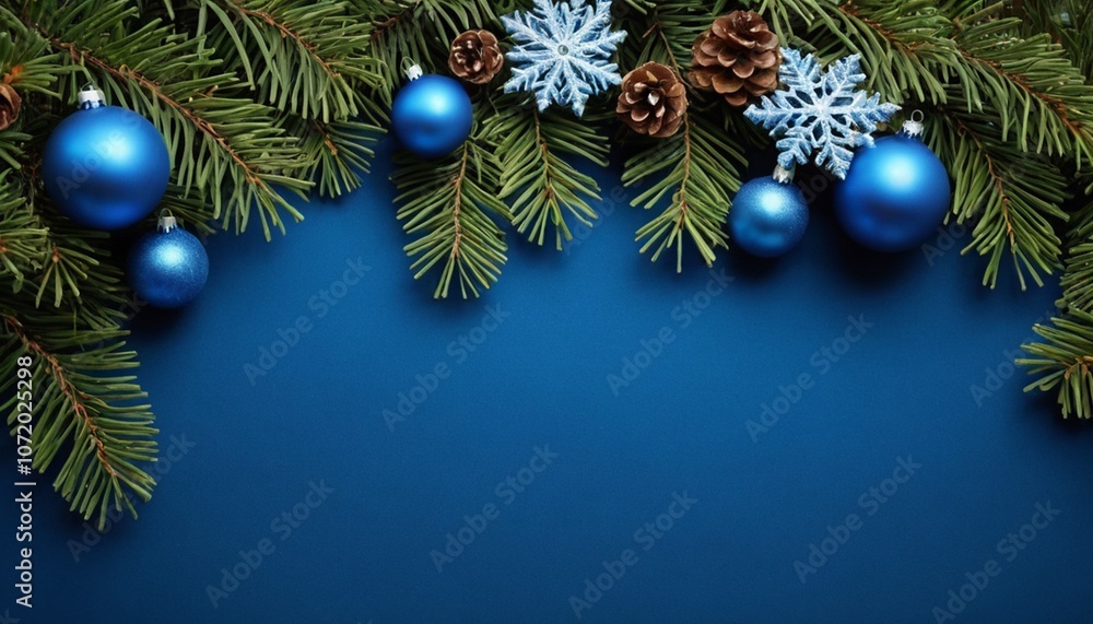christmas background with christmas tree branches and balls christmas background with christmas tree branches and balls