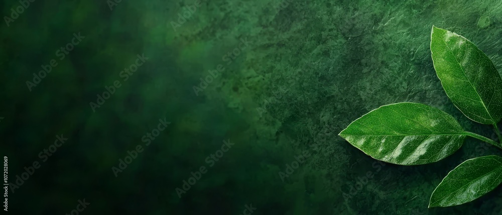 a green leaf on a green background a green leaf on a green background