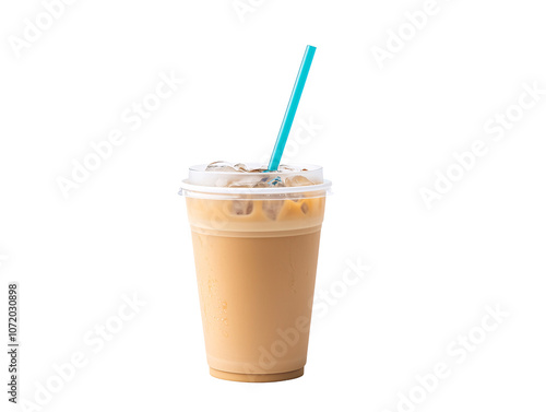 Wallpaper Mural a cup of coffee with ice and a straw Torontodigital.ca