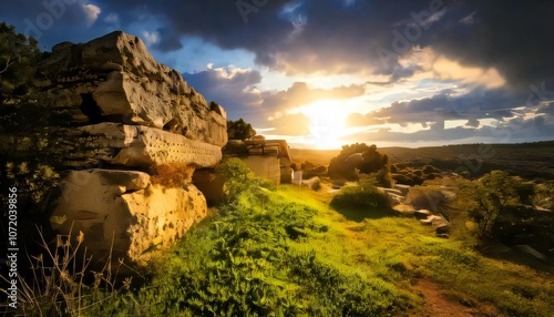 Explore nature's beauty at sunset in stunning landscapes