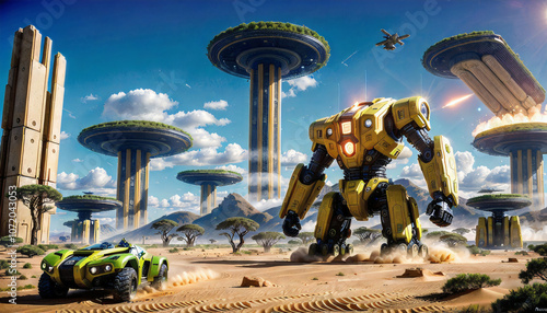 Titans of Terraforming: A Futuristic Quest for Dominance