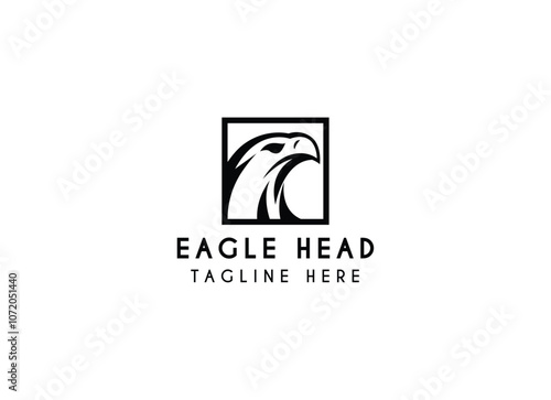 Head eagle logo design. Eagle logo vector