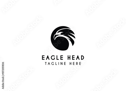 Head eagle logo design. Eagle logo vector