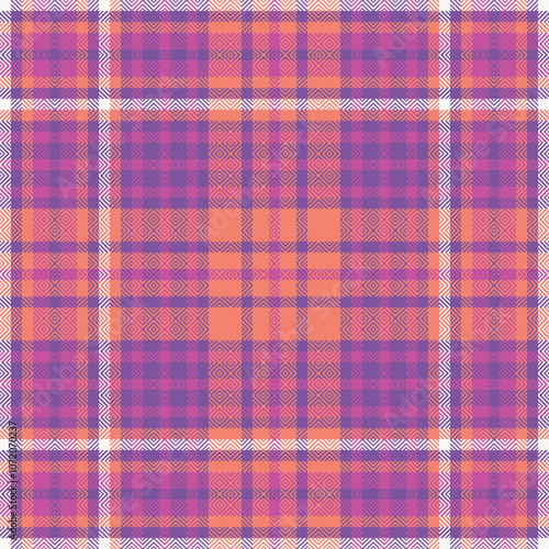 Tartan Plaid Vector Seamless Pattern. Scottish Plaid, Traditional Scottish Woven Fabric. Lumberjack Shirt Flannel Textile. Pattern Tile Swatch Included.