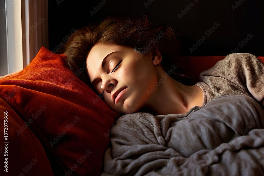 taking a nap a person snuggled up on the couch fast asleep taking a nap a person snuggled up on the couch fast asleep