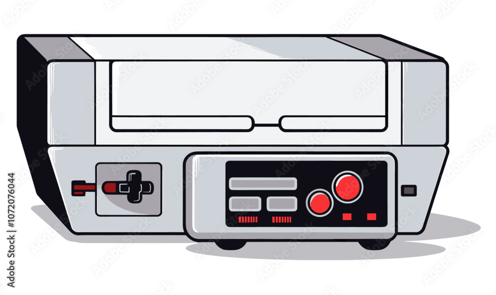 Fototapeta premium Old fashioned Cartoon sticker illustration