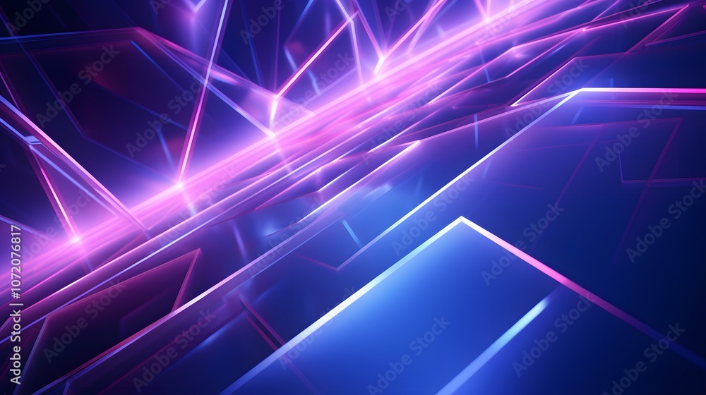 3d rendering of blue and purple abstract geometric background. Scene for advertising, technology, showcase, banner, game, sport, cosmetic, business, metaverse. Sci-Fi Illustration. Product display 3d rendering of blue and purple abstract geometric background. Scene for advertising, technology, showcase, banner, game, sport, cosmetic, business, metaverse. Sci-Fi Illustration. Product display