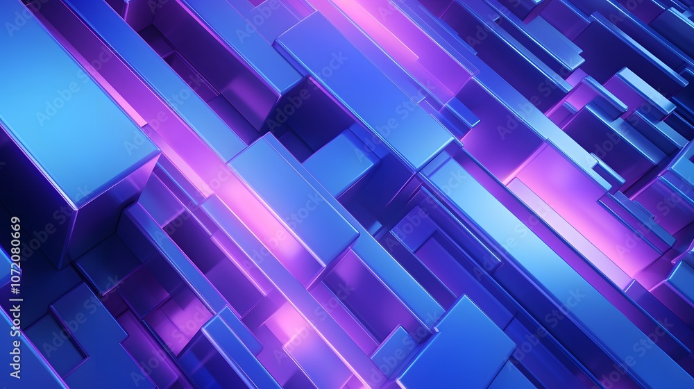 3d rendering of blue and purple abstract geometric background. Scene for advertising, technology, showcase, banner, game, sport, cosmetic, business, metaverse. Sci-Fi Illustration. Product display 3d rendering of blue and purple abstract geometric background. Scene for advertising, technology, showcase, banner, game, sport, cosmetic, business, metaverse. Sci-Fi Illustration. Product display