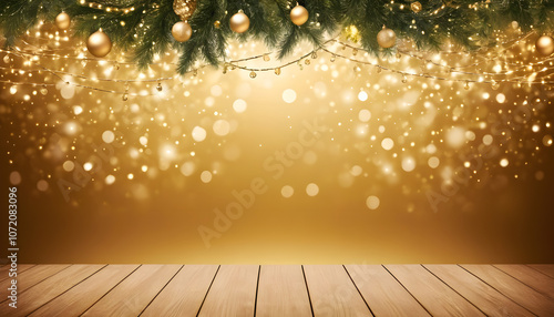 Luxury background with illustration Warm golden gradient background