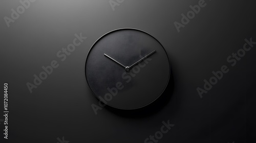 Wallpaper Mural A 3D clock icon, representing time and punctuality, centered on a plain background, 4k resolution, no background, no shadow Torontodigital.ca