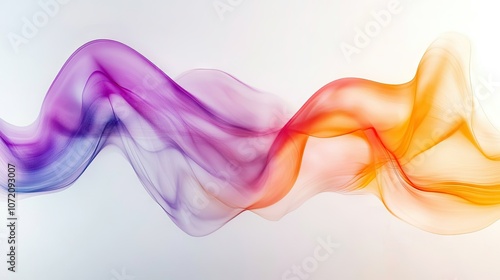 Colorful Abstract Waves of Light and Motion