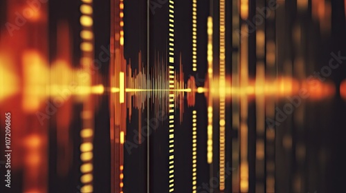 Wallpaper Mural Vibrant Sound Wave Digital Visualization Artwork Torontodigital.ca