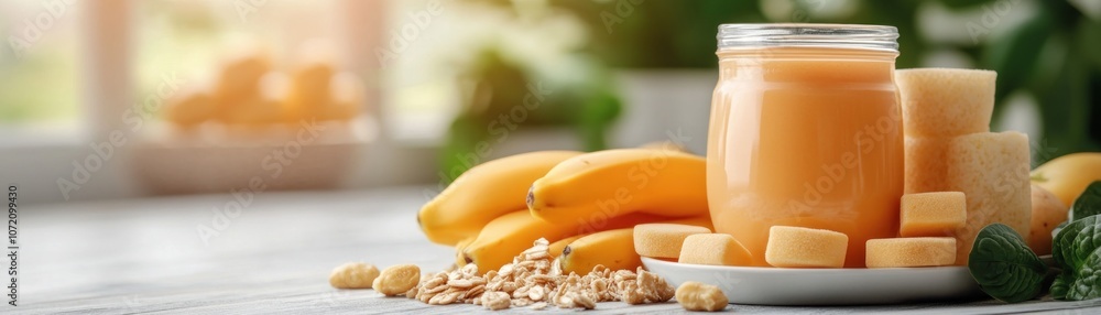 Delicious Banana and Cantaloupe Smoothie A Healthy and Motivating Way to Fuel Your Fitness and Wellness Journey