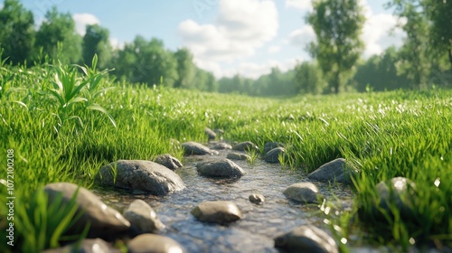 Embrace Simplicity A Minimalist View of Natural Beauty and Freedom in a Tranquil Outdoor Setting, Experience the Essence of Authenticity in the Great Outdoors