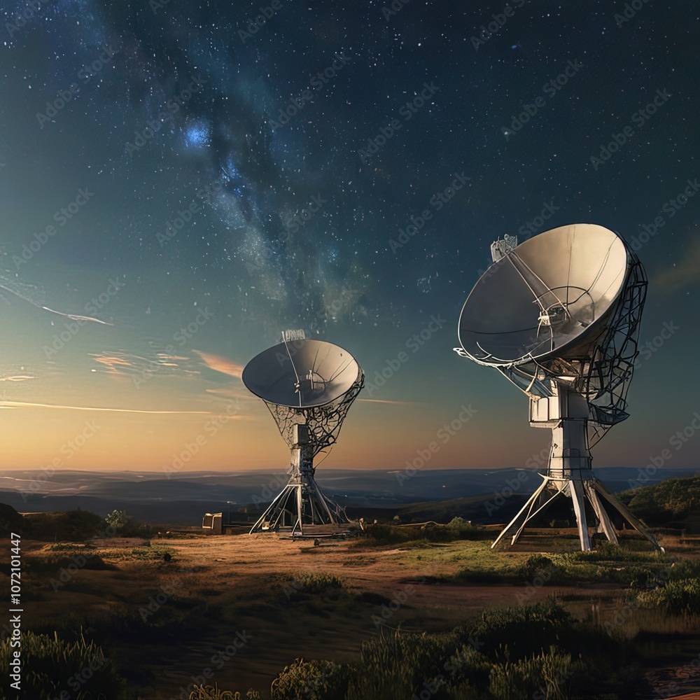 Space probe equipment in a high-tech lab, scientists analyzing data from deep space exploration, innovation and discovery in the field of astronomy. Space probe equipment in a high-tech lab, scientists analyzing data from deep space exploration, innovation and discovery in the field of astronomy.