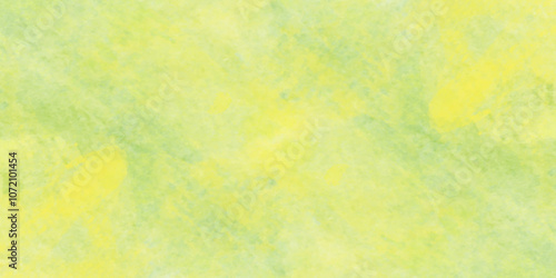 Abstract  light tone watercolor background, liquid alcohol ink painting background, Hand drawn yellow, green, and white color background.