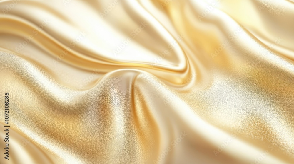 Soft Gold Fabric with Shimmering Gradient Effects Soft Gold Fabric with Shimmering Gradient Effects