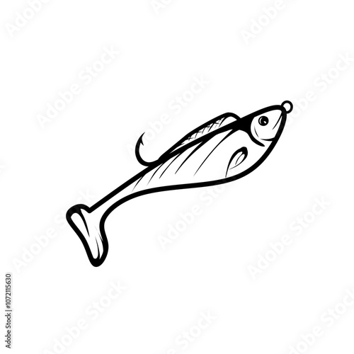 illustration of a fishing bait