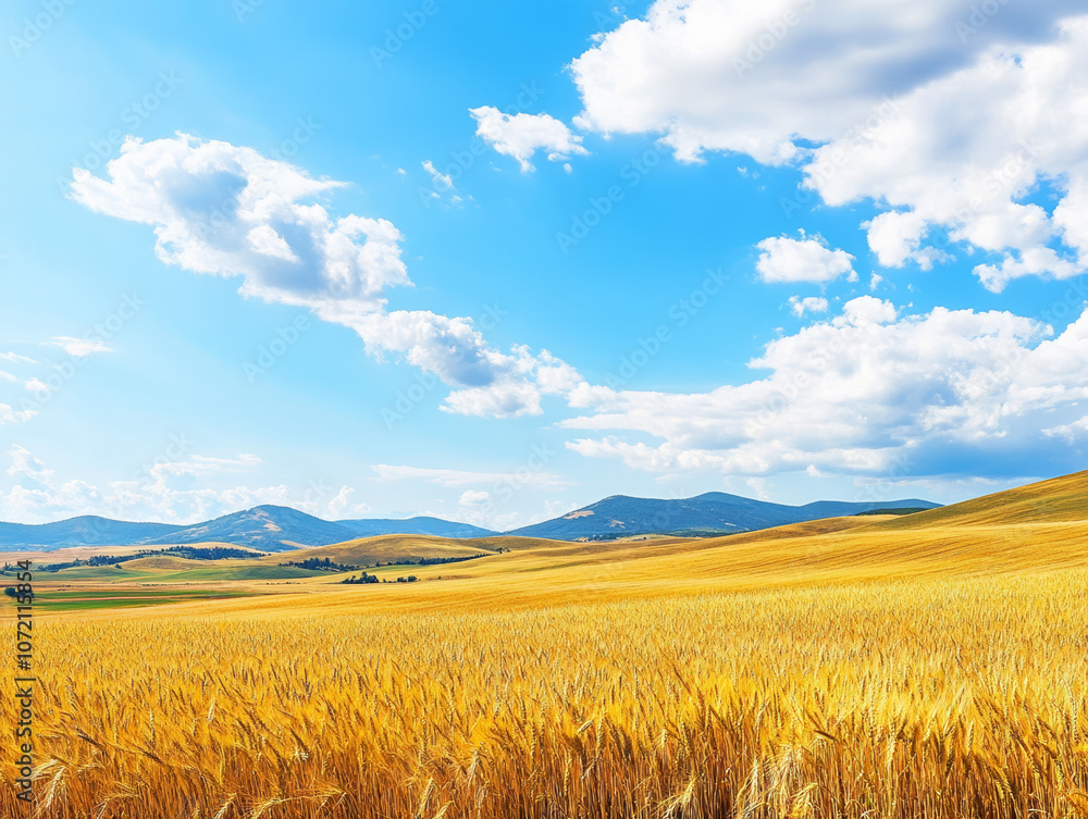 wheat field and sky wheat field and sky
