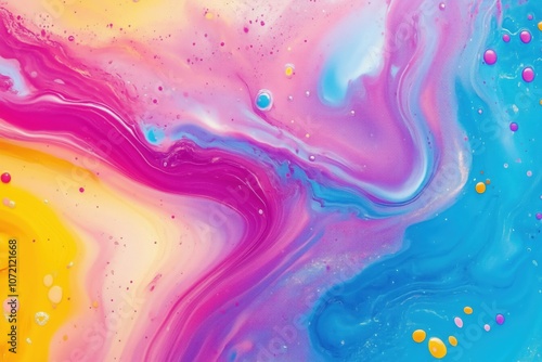 Wallpaper Mural Colorful abstract swirl pattern with vibrant hues and fluid shapes Torontodigital.ca