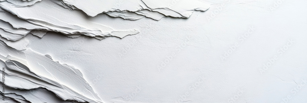 Obraz premium White textured background with copy space.