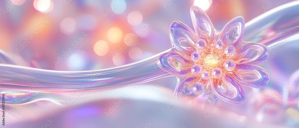A flower with a purple center and orange petals A flower with a purple center and orange petals
