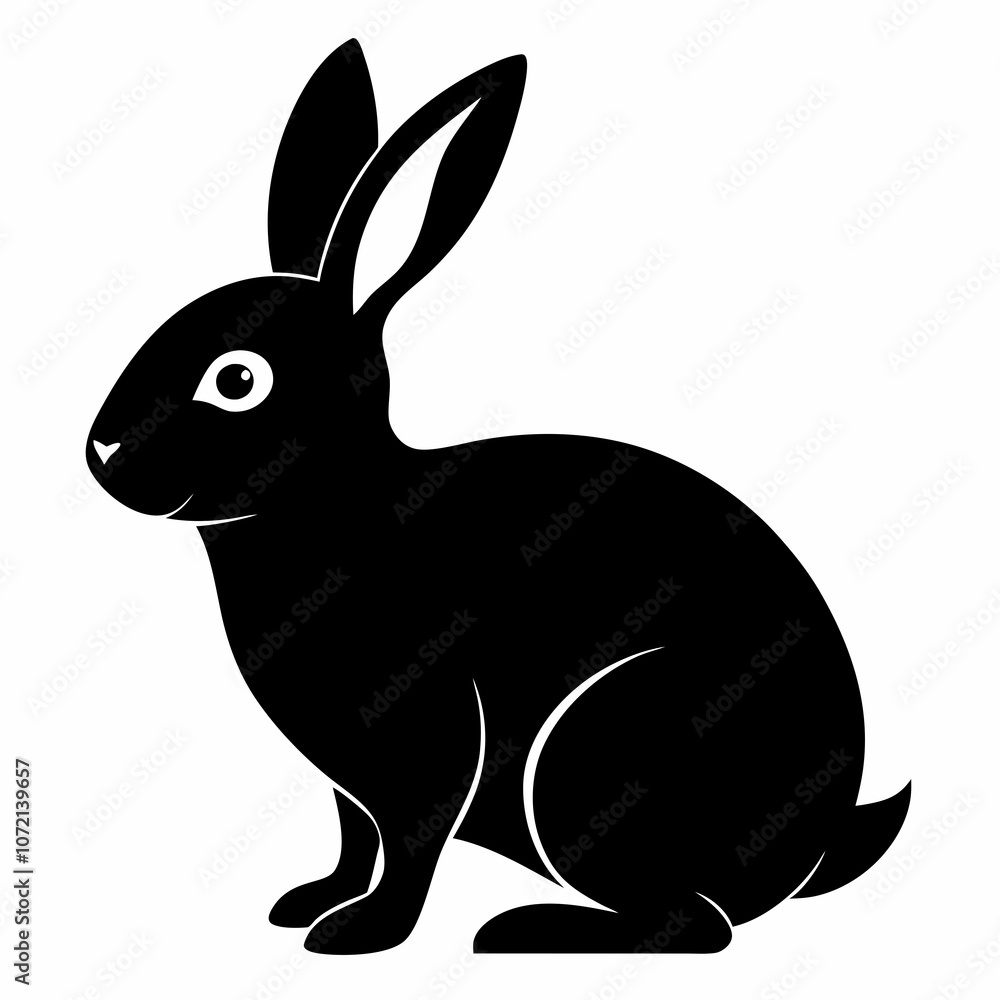 black rabbit silhouette black rabbit silhouette