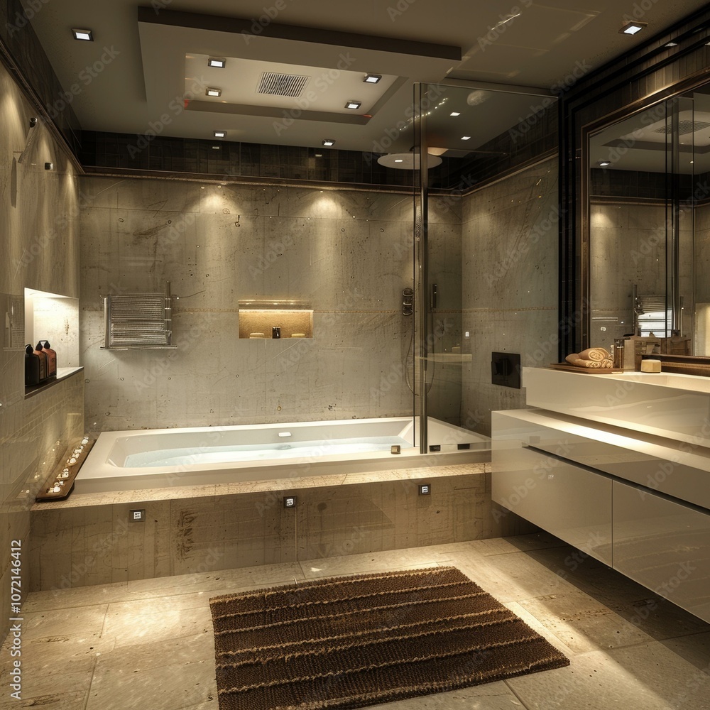 Modern Luxurious Bathroom Interior Design