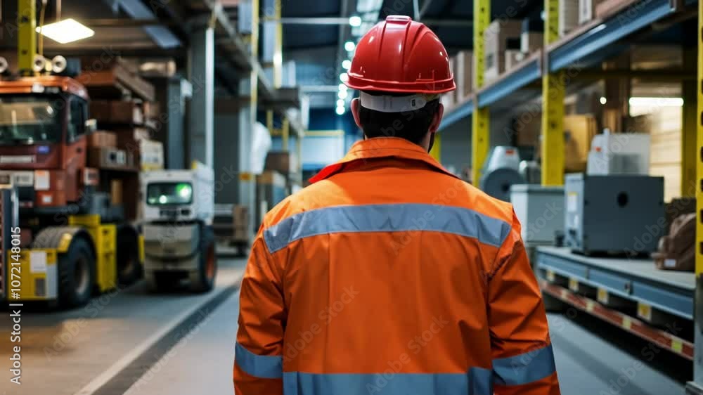man engineer walking in industrial zone man engineer walking in industrial zone